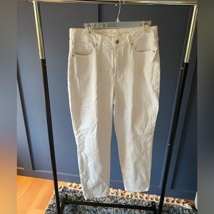 White OG NWT High Waisted Straight Jeans